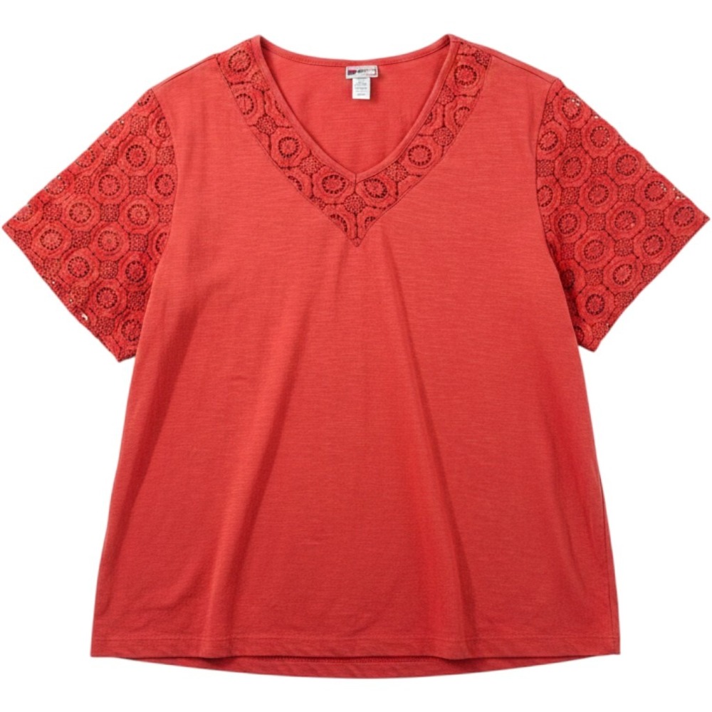 American Sweetheart V‎ Neck Women's Plus Size blouses 3X Brand